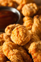Homemade Crispy Popcorn Chicken