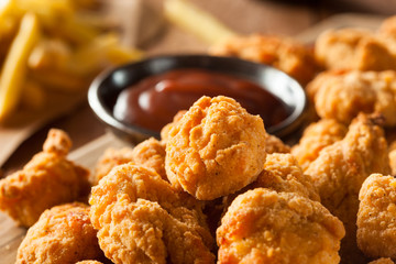 Homemade Crispy Popcorn Chicken