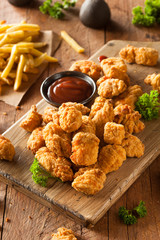 Homemade Crispy Popcorn Chicken