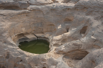Canyon with the water as a pool