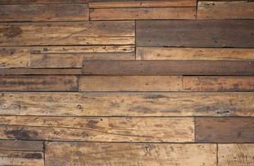 Closeup old wood texture wall