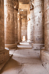 Columns In Dendera Temple