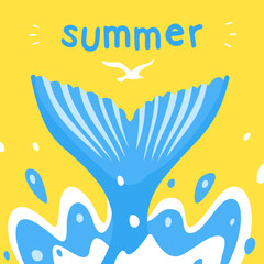 Whale Tail Background