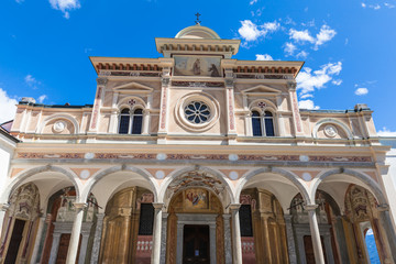 Fototapeta na wymiar Madonna del Sasso pilgrimage church
