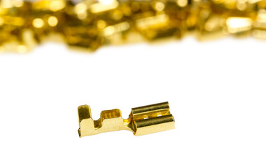 Electrical component bronze cable terminal connector