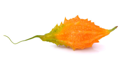 bitter melon isolateon white background