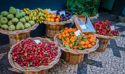 Markt Funchal Madeira Portugal