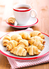 Cinnamon  and apple filling crescents