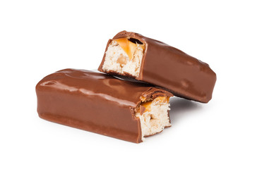 Closeup of chocolate bar