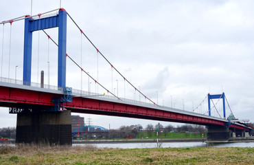 Duisburg Brigde over the Rhine River