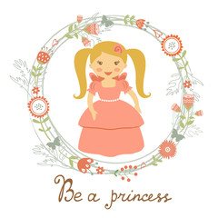 Be a princess card