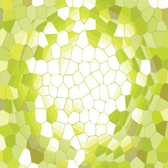 green mosaic background