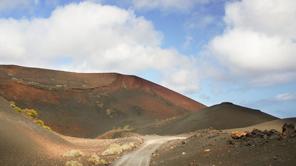 Timanfaya National Park in Lanzarote, Canary Islands, Spain