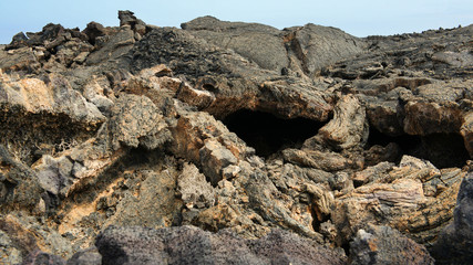 Timanfaya National Park in Lanzarote, Canary Islands, Spain