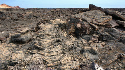 Timanfaya National Park in Lanzarote, Canary Islands, Spain