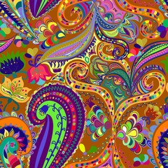 Seamless ornament ethnic background. Abstract pattern.  EPS-8 ve