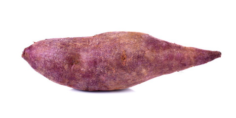 sweet potato on the white background