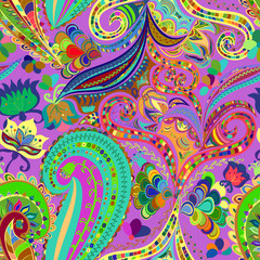 Seamless ornament ethnic background. Abstract pattern.  EPS-8 ve