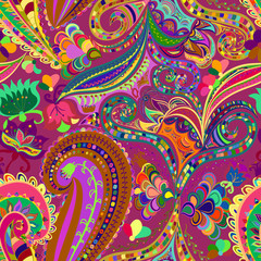 Seamless ornament ethnic background. Abstract pattern.  EPS-8 ve