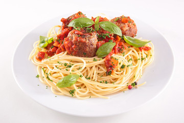 spaghetti and meatballs