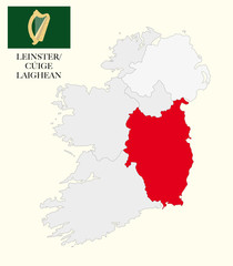 munster map with flag