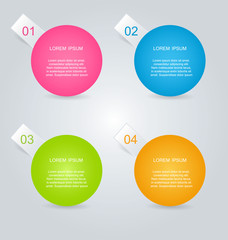 Fototapeta na wymiar Infographics template for business, education, web design