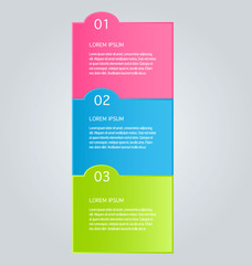 Infographics template for business, education, web design