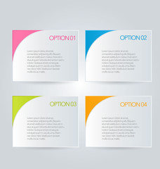 Infographics template for business, education, web design