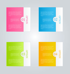 Infographics template for business, education, web design