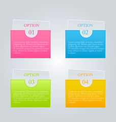 Infographics template for business, education, web design