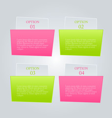 Infographics template for business, education, web design