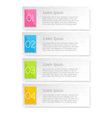 Infographics template for business, education, web design