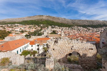 Fototapeta na wymiar Ruin in Dubrovnik