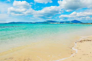 Fototapeta premium Maria Pia beach on a cloudy spring day