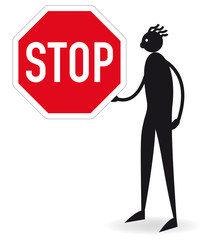 2D Man Stop