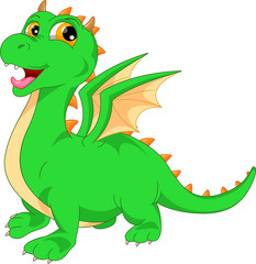 Cute baby dinosaur cartoon