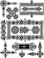 Set of elements of design