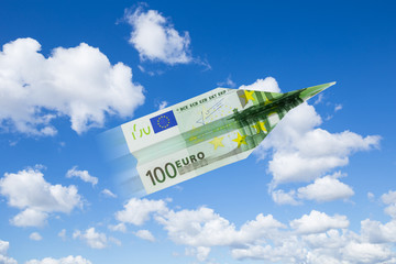 Euro-Papierflieger steigt auf