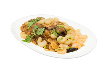 Fried Scallops with Vermicelli