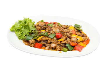 Mushrooms, black pepper