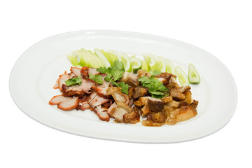 Roast Loin of Pork with Crispy Crackling.