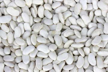white beans background