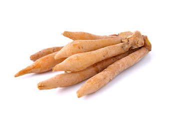 Fingerroot, Kaempfer, Boesenbergia on white background