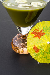 Fruit juice smoothie.