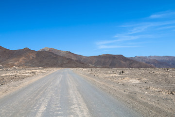 Fototapeta na wymiar Southwest Road, Fuerteventura