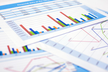 Business document. Finance data