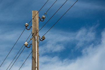 Alte Infrastruktur Stromleitung