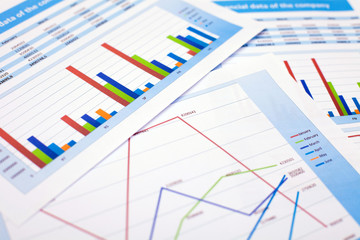 Business document. Finance data