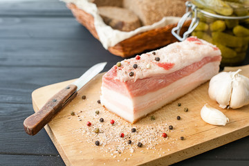 Salty spiced lard, Ukrainian cuisine