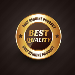 best quality premium label badge with genuine products design